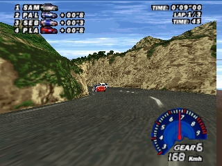 V-Rally Edition 99 (Europe) (En,Fr,De) In game screenshot